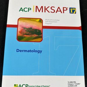 ACP MKSAP (R) 17 Dermatology Medical Book ISBN: 978-1938245206